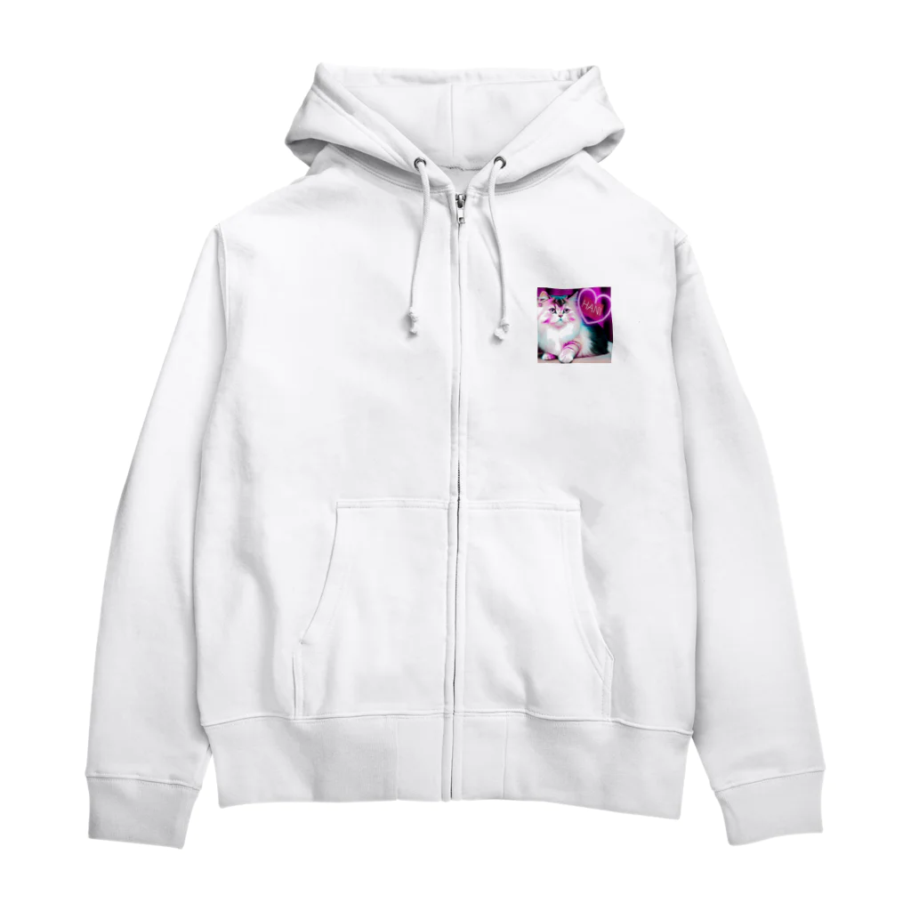 HANIのネコHANI Zip Hoodie