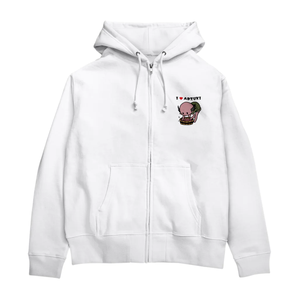 ナンナンショップの小豆洗い Zip Hoodie