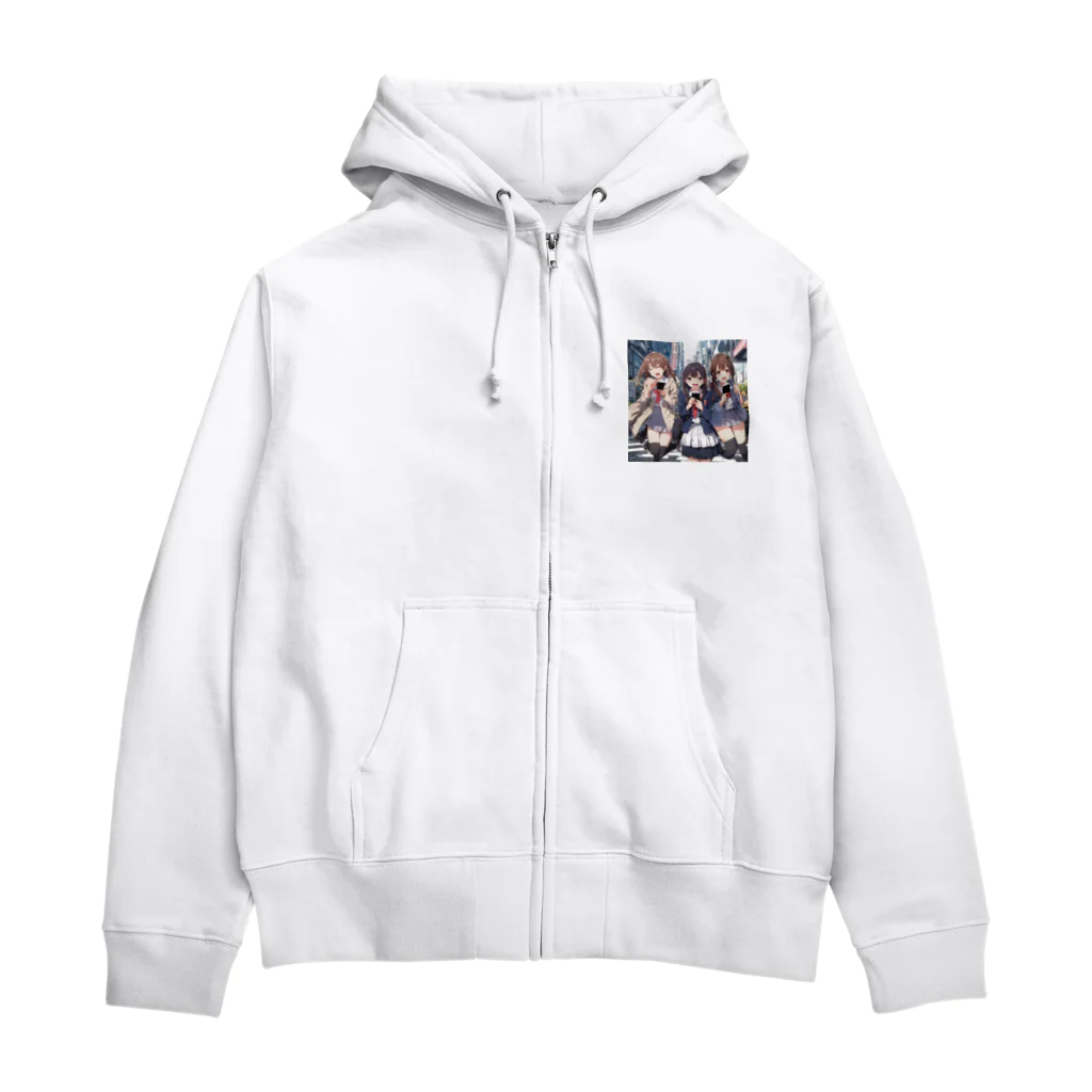 ace366の女子高生人気グッズ Zip Hoodie