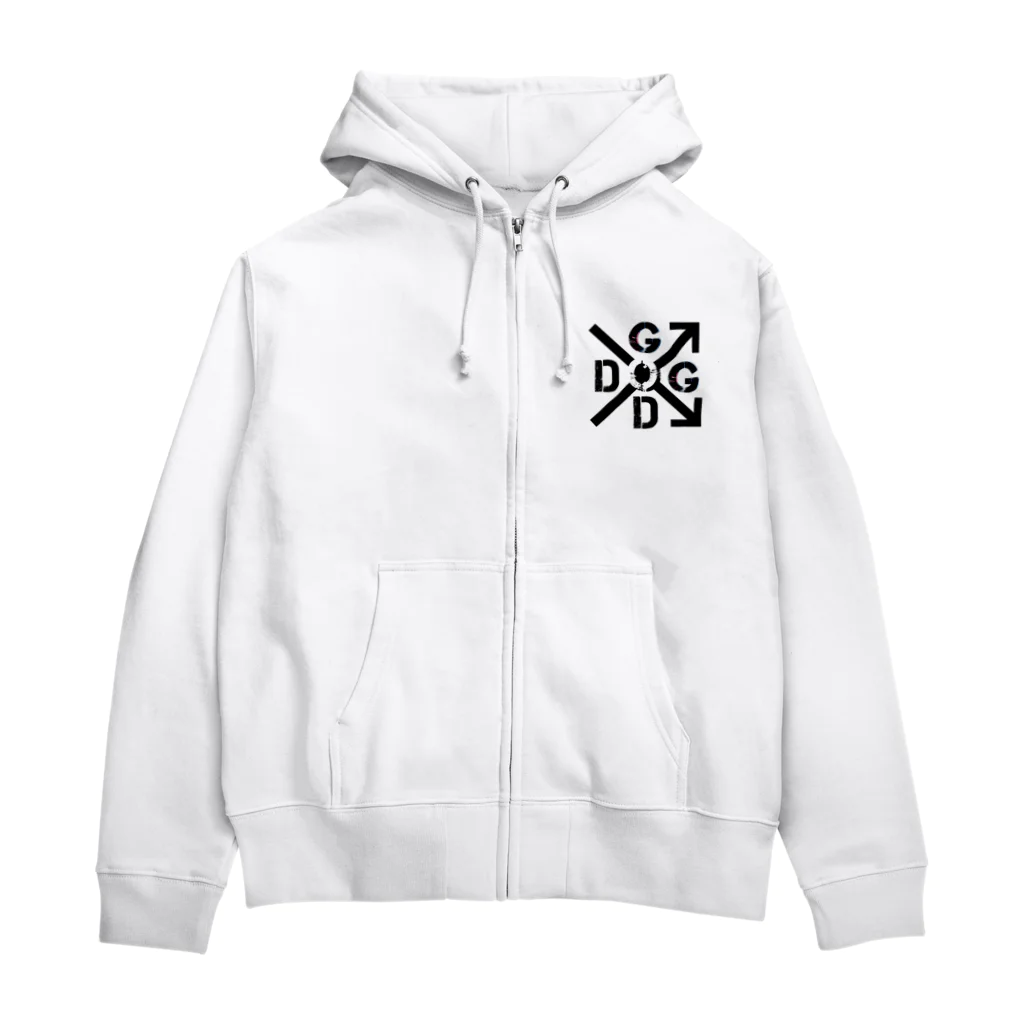 サナトリウムのセポケちゃんのGOD DOGオフィシャル Zip Hoodie