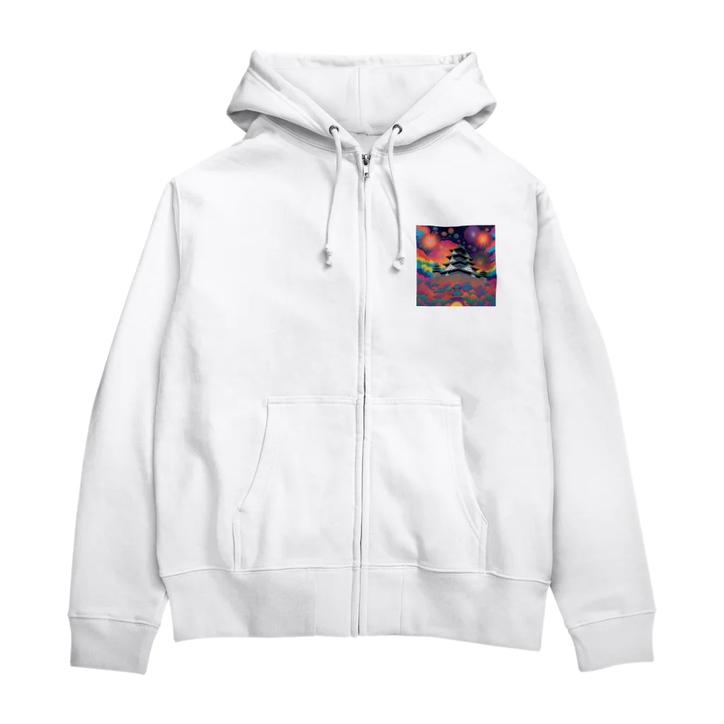 MINTDAISYの煌めきのNightSky Zip Hoodie