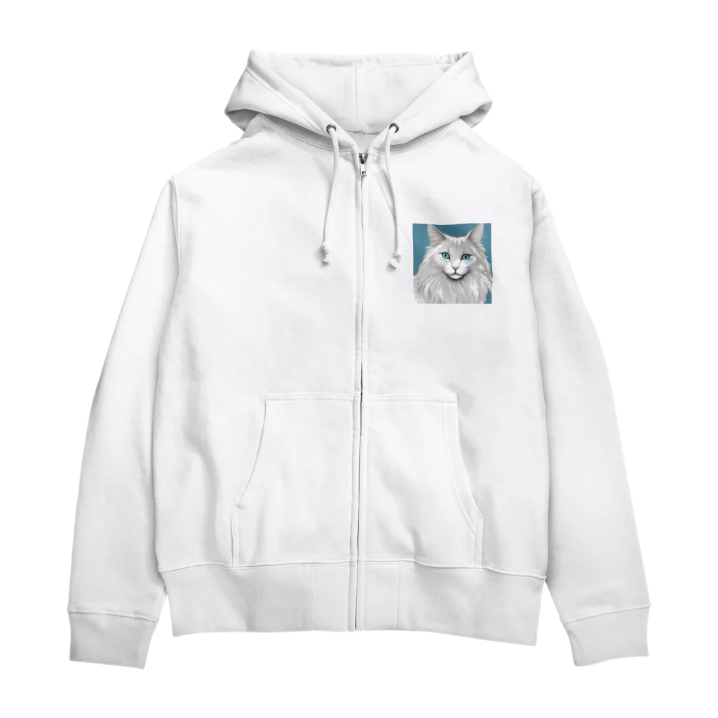 おざわのターキッシュアンゴラ Zip Hoodie