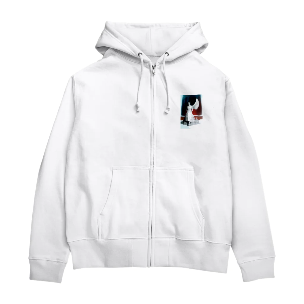 waffle2000の天使・エンジェル Zip Hoodie