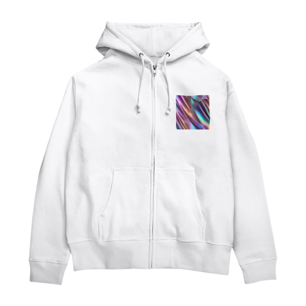 NYANKOのメタリック Zip Hoodie