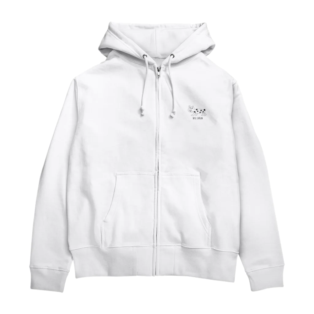 ヨシダ商店 SUZURI支店のニセラーソン Zip Hoodie