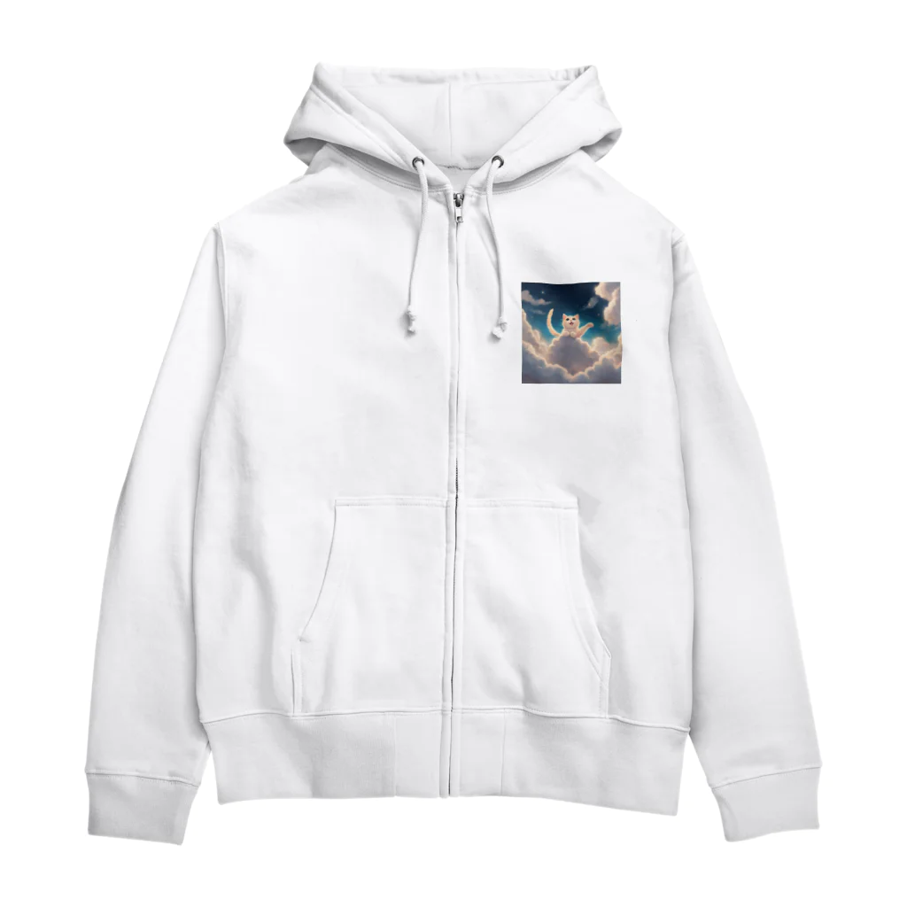 samurai-isの天に昇る猫 Zip Hoodie