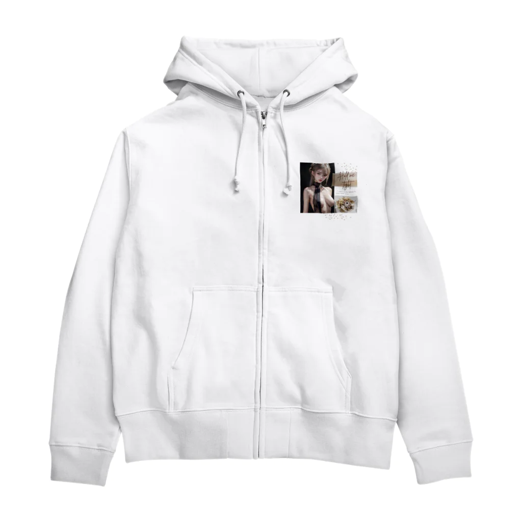 sounya sounyaの美女 図鑑（ホールド） Zip Hoodie