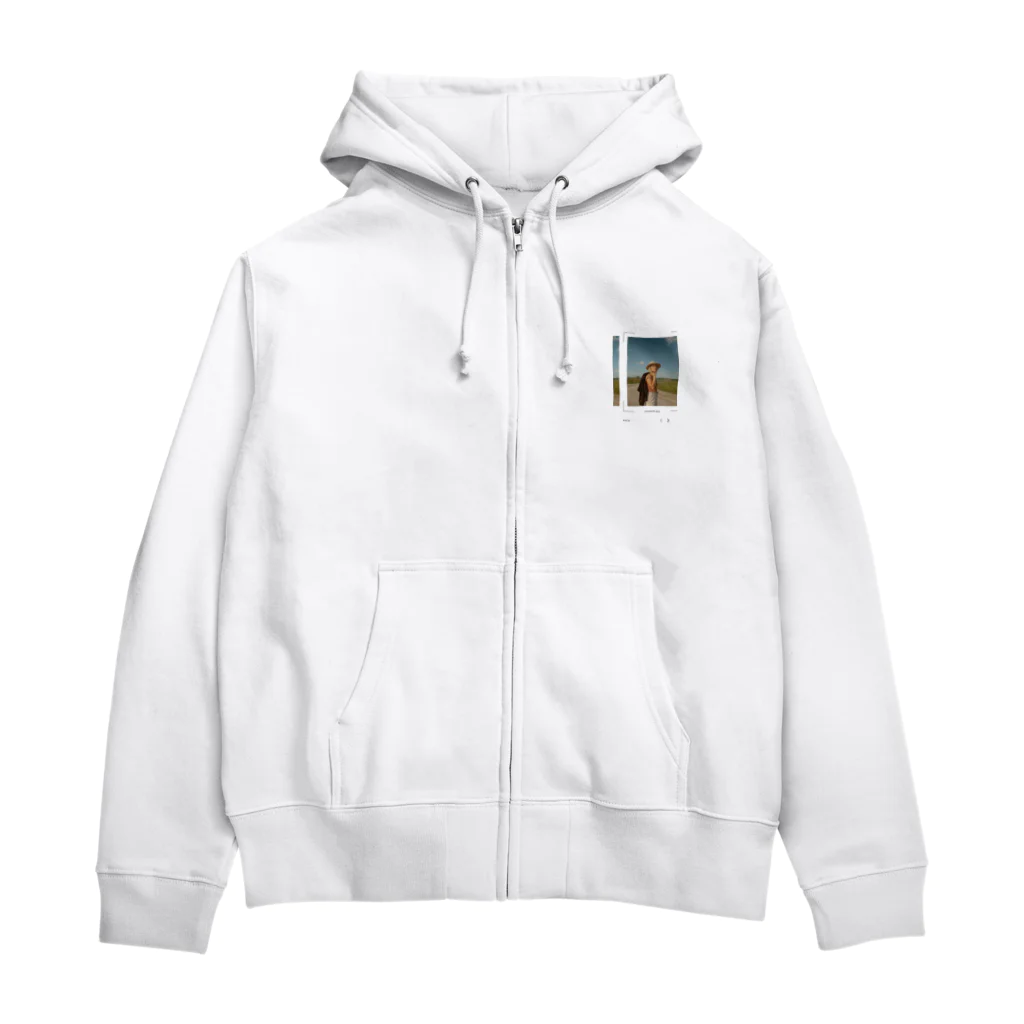 popo60のポラロイド写真 Zip Hoodie