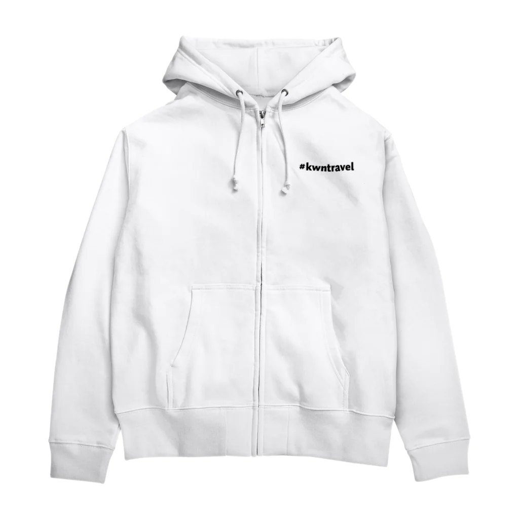 三浦一樹のfabulous #kwntravel  Zip Hoodie