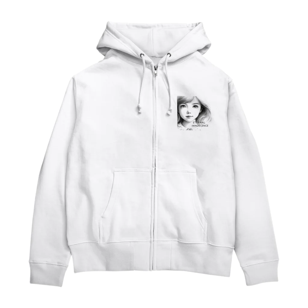 センターフィールドの永遠の無垢なる瞳 Zip Hoodie