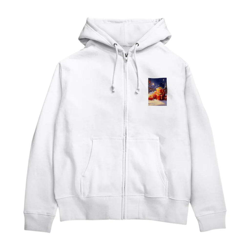 AI_Terumiのクリスマス　プレゼントボックス Zip Hoodie