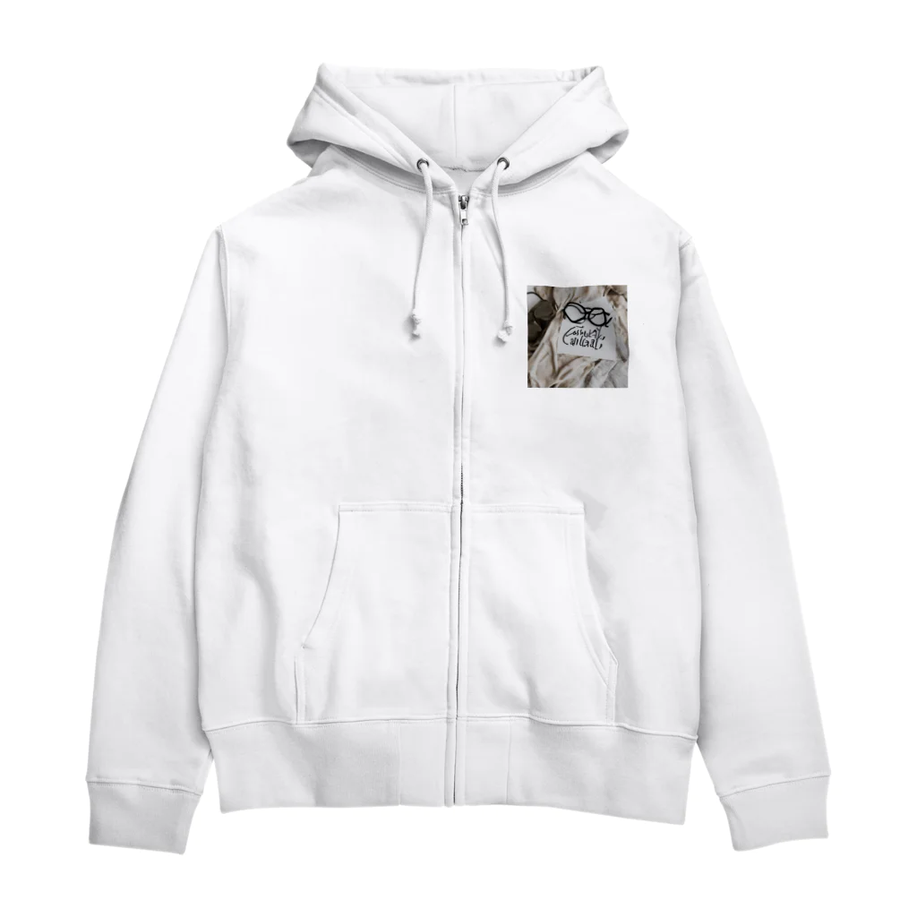 mofu mofu309のコンタクトにしたでいらんわ Zip Hoodie