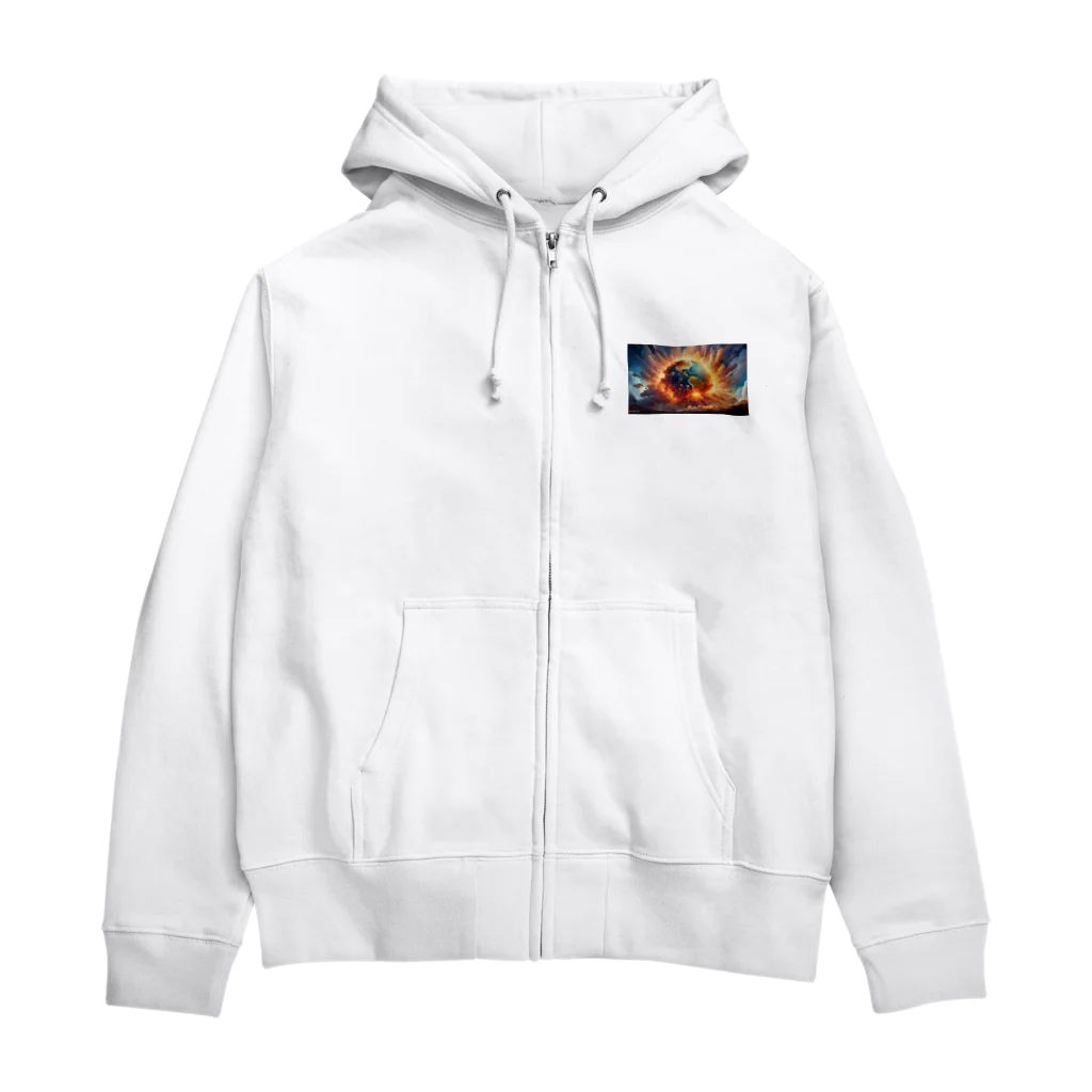 P.H.C（pink house candy）の惑星が地球に落下、そして大爆発のグッズ Zip Hoodie