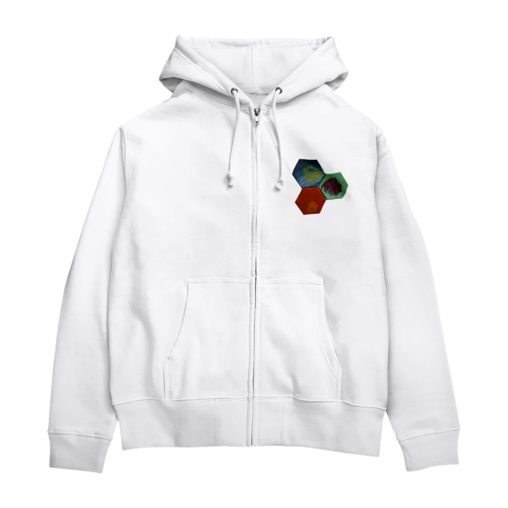 kokorozasuのぽっ Zip Hoodie