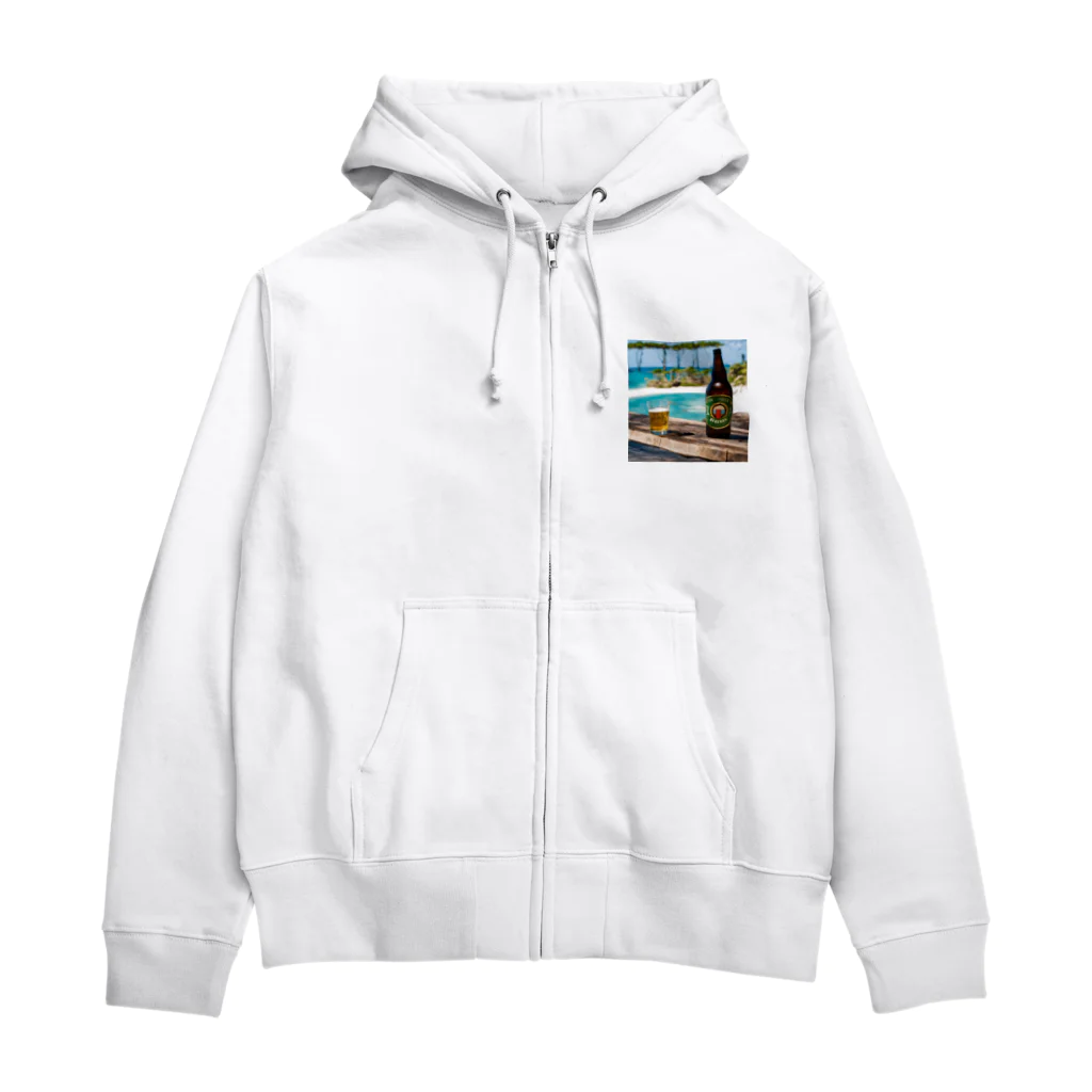 BBQ---のsouthern island beer Zip Hoodie