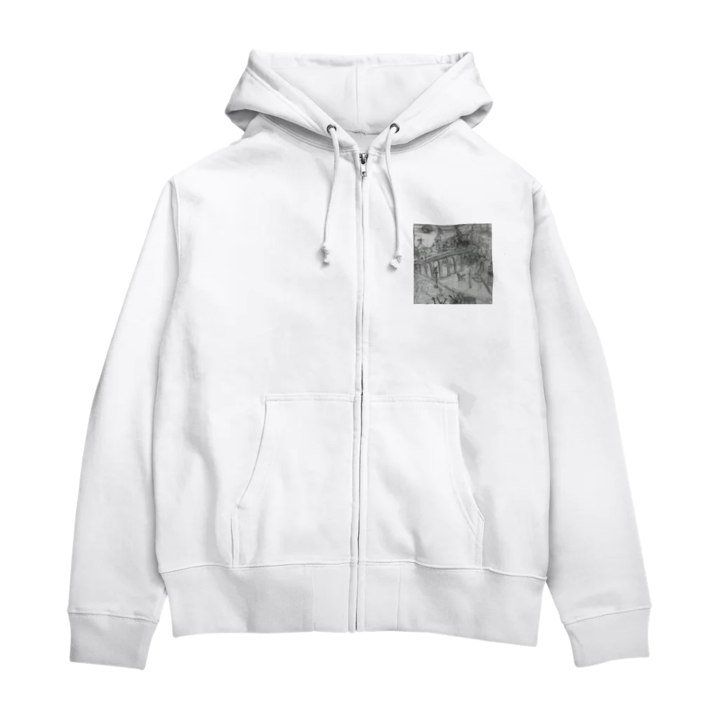 hakushiの客観視中世、虚数界 Zip Hoodie