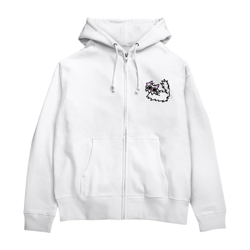 いやし猫　ふぁにーきゃっとのいやし猫 Zip Hoodie