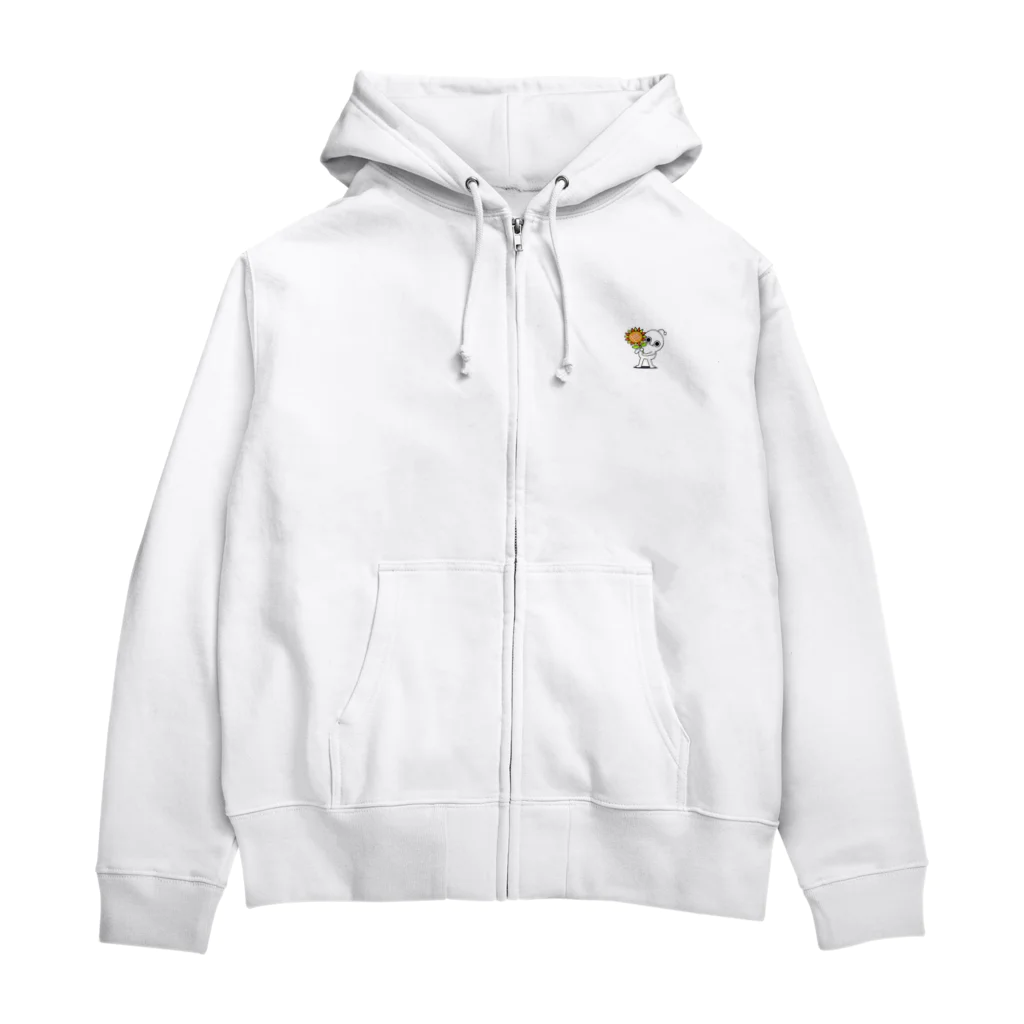 よつぎのまるちゃん   ひまわり Zip Hoodie