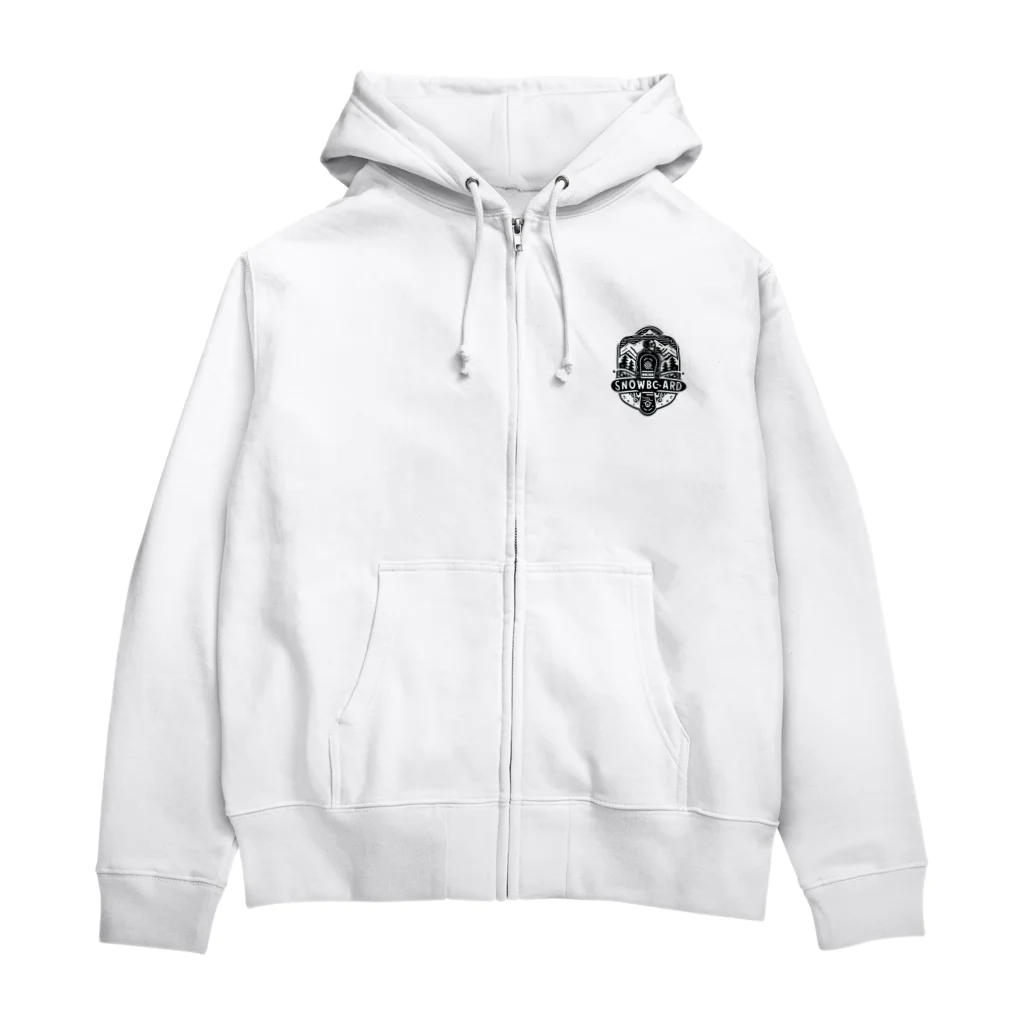 shiba9のスノーボーダー Zip Hoodie