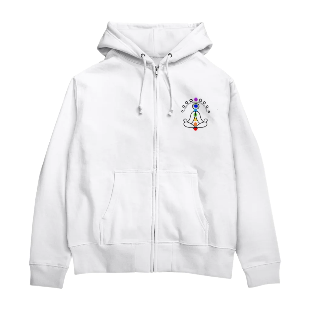 CyberArmadilloのケートゥのガヤトリマントラ Zip Hoodie