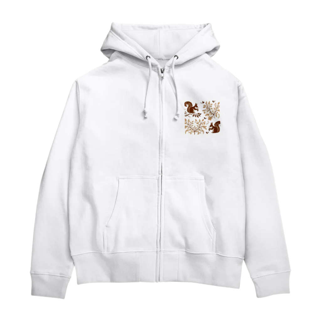 姫とすずり。の秋のハーモニー Zip Hoodie