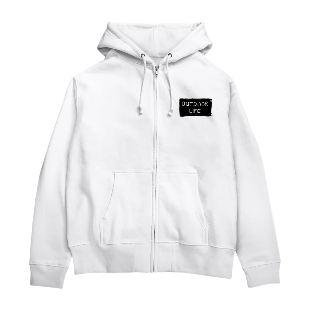 YF_familleのOUTDOOR LIFE Zip Hoodie