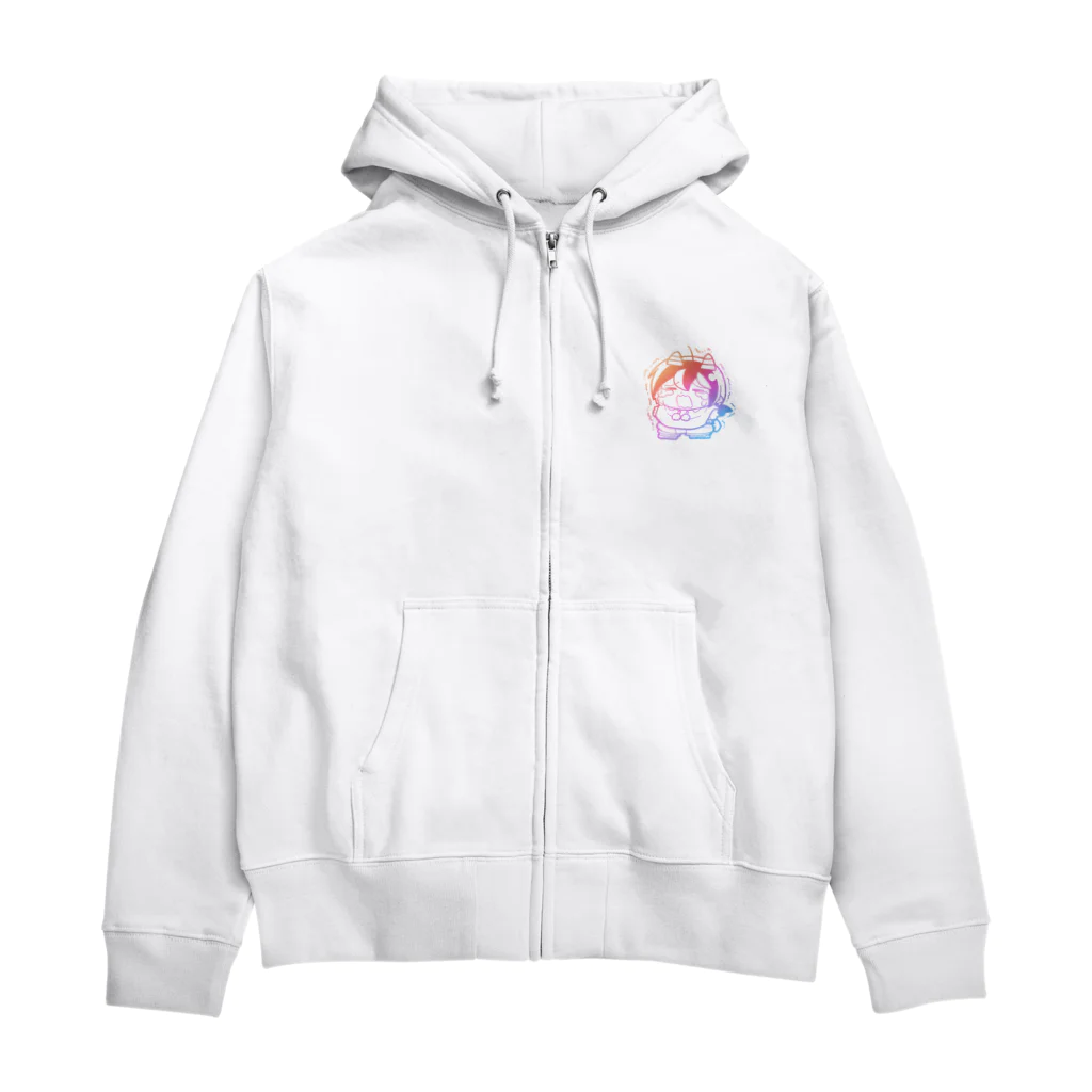 メムメムショップのゲーミングメムメムちゃん Zip Hoodie