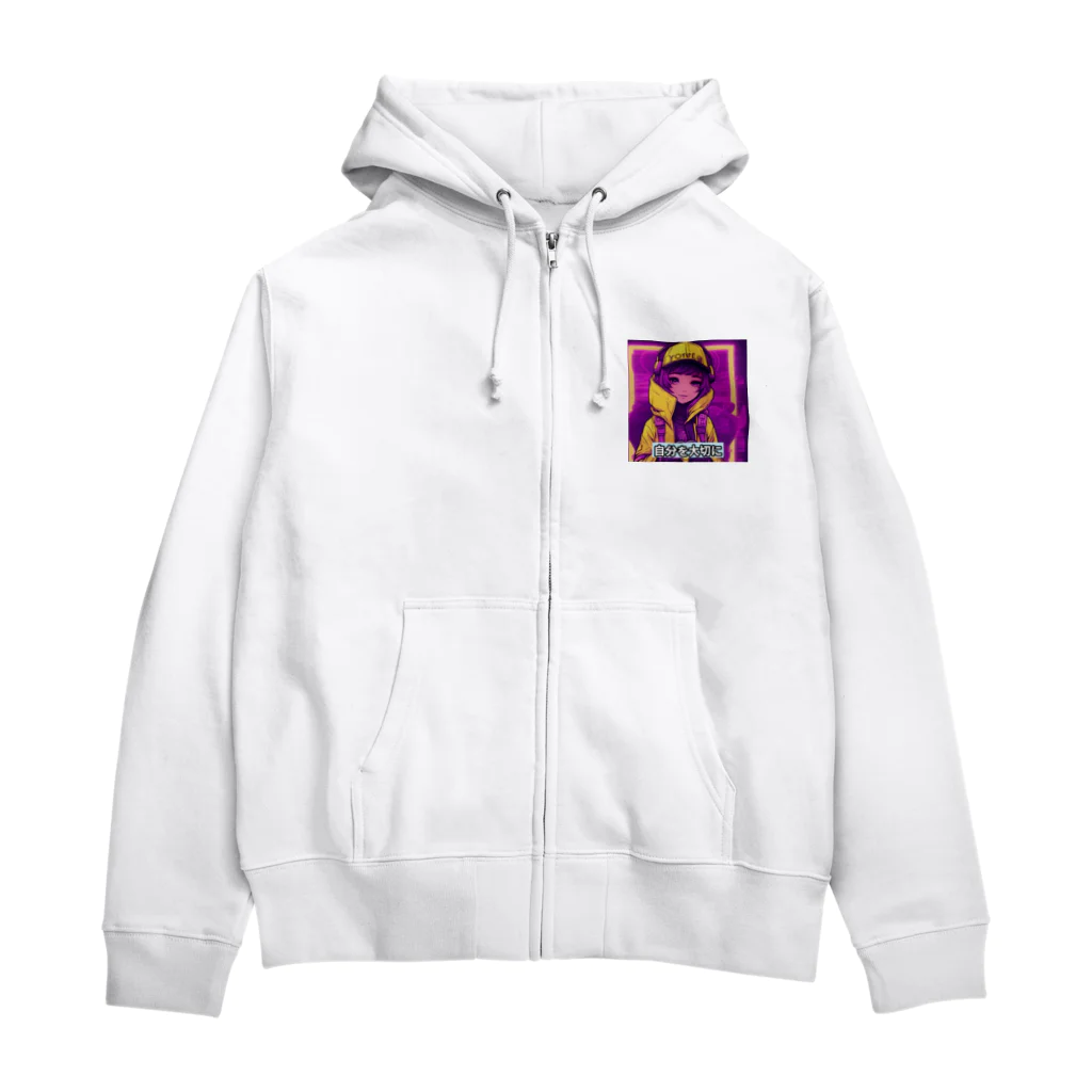 evahmonの光の戦士シリーズ・ひかりちゃん Zip Hoodie