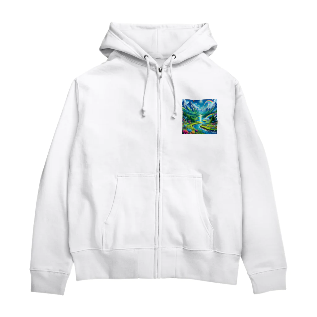 タマちゃんの秘密の妖精の谷 Zip Hoodie