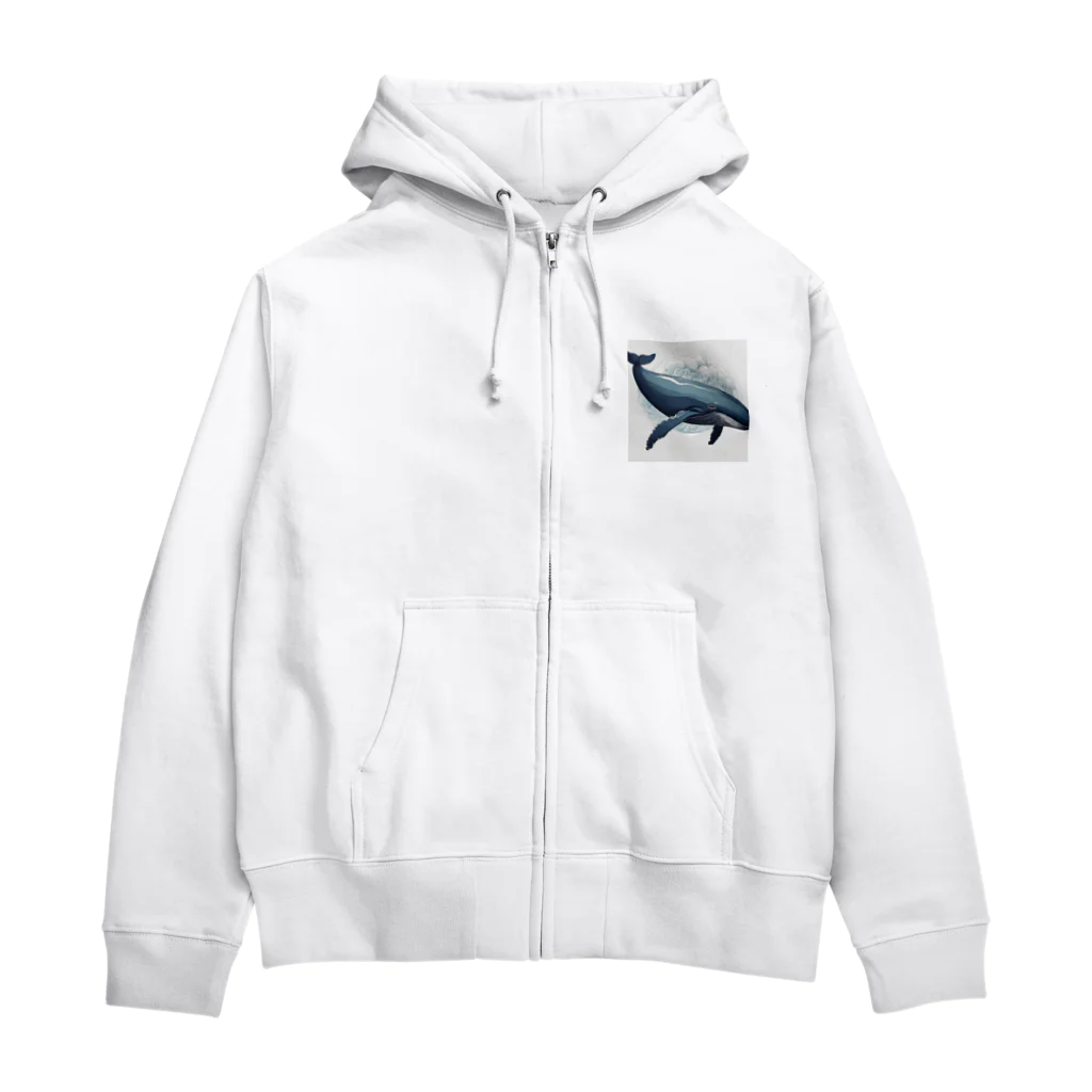 ラクダカンパニーのブルーソング Zip Hoodie