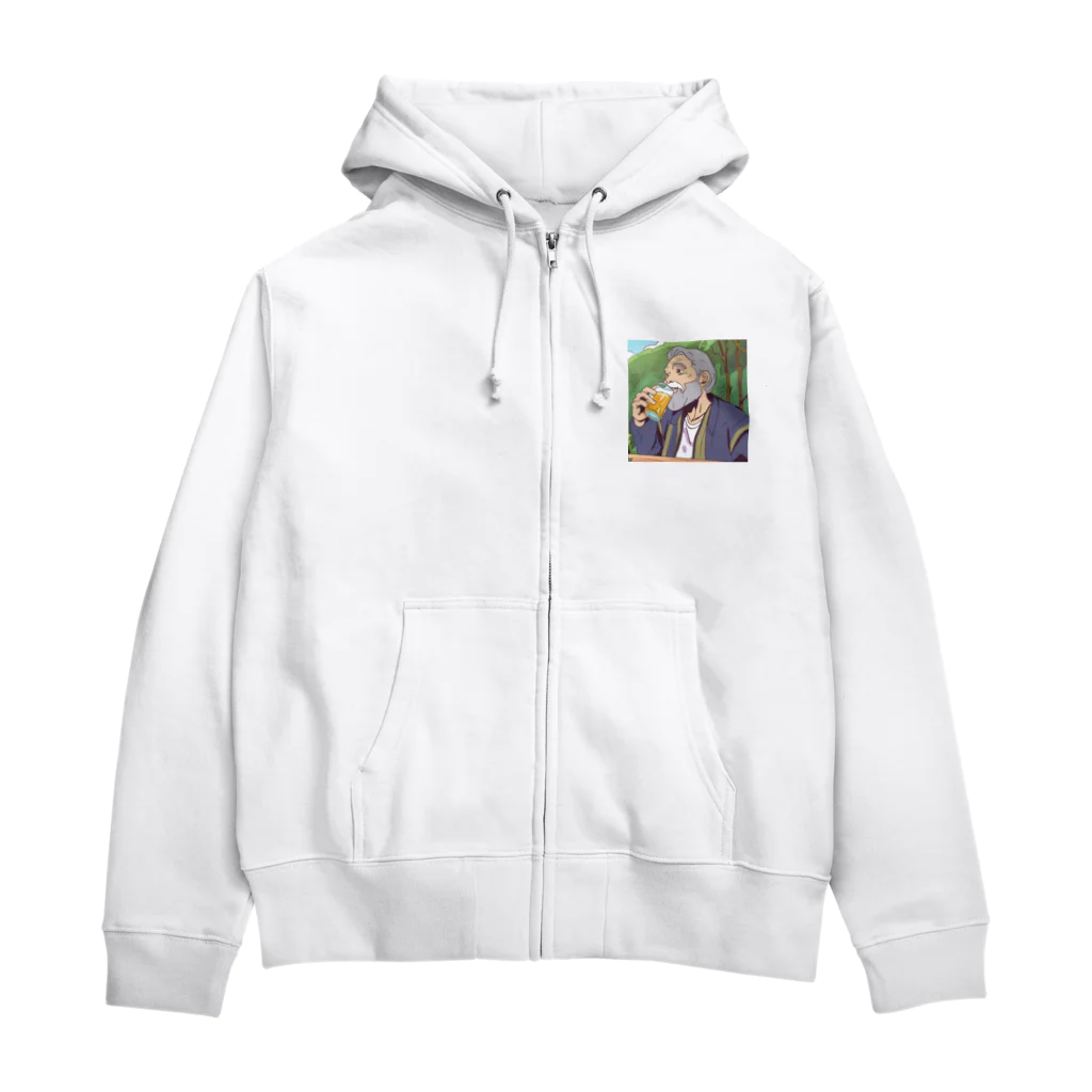 everyday offの森のイケオジグッズ Zip Hoodie