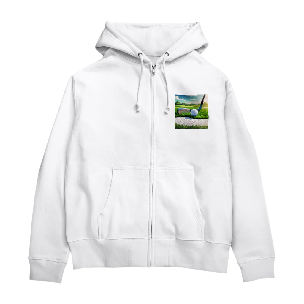 tsumugi2004のゴルフ好きならどなたでも！ Zip Hoodie