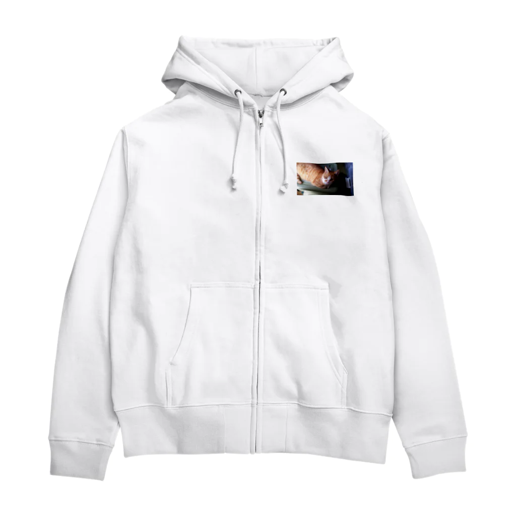 金運招福オフィシャルショップの金運招きネコのゆず Zip Hoodie