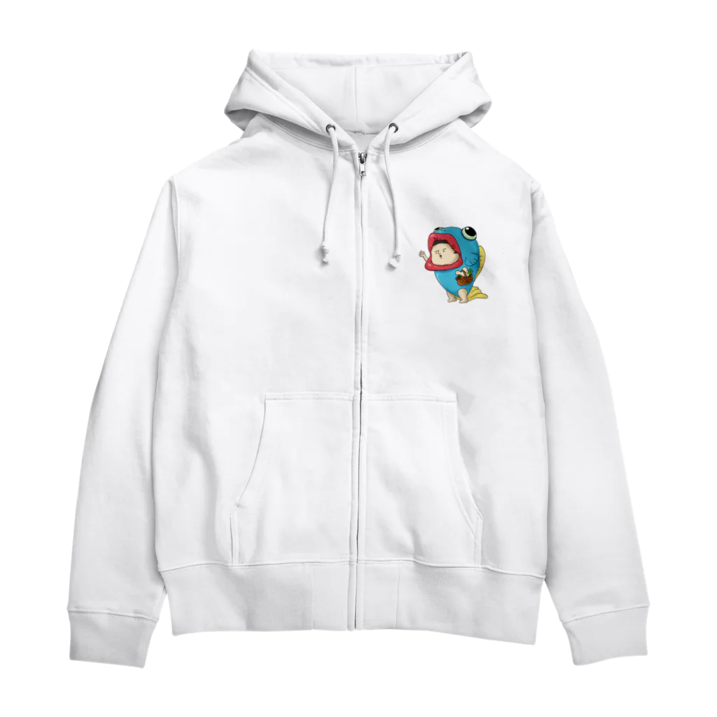 貞子やでのぎょっ！ Zip Hoodie