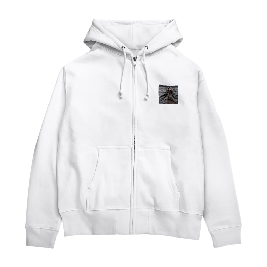 gabliel.の泥遊びをする子ども Zip Hoodie