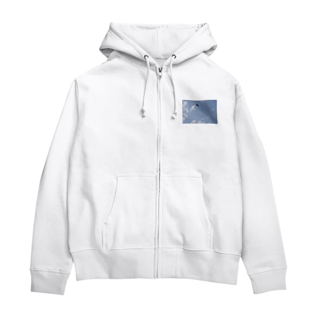 みずいろのうさぎのトビ Zip Hoodie