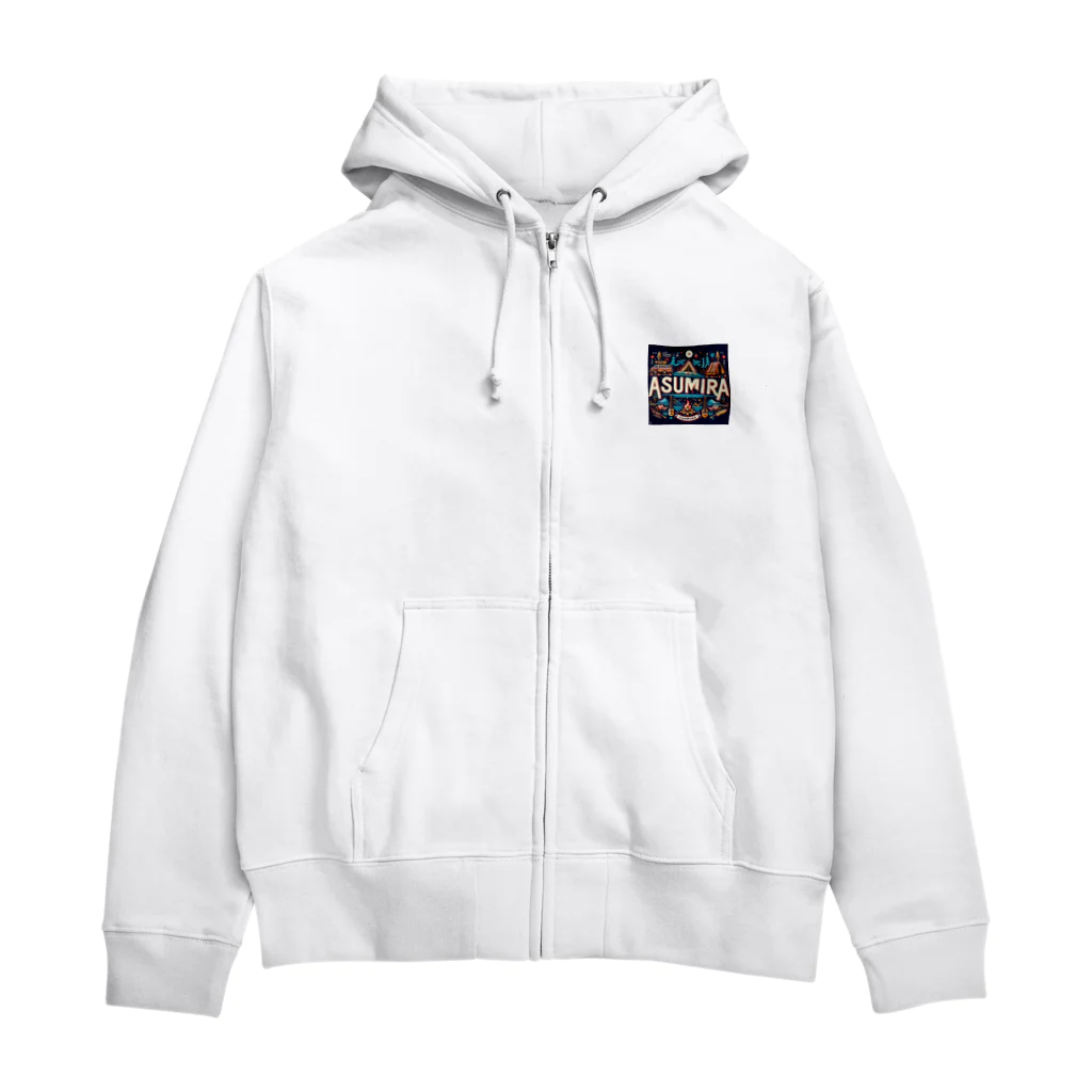 ASUMIRAの「ASUMIRA」003 Zip Hoodie