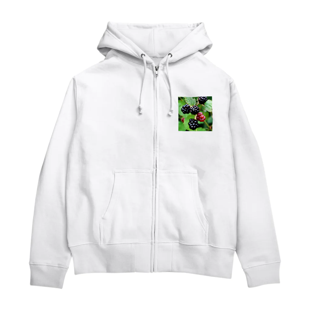 xwd28のあい　らぶ　ブラックベリー Zip Hoodie