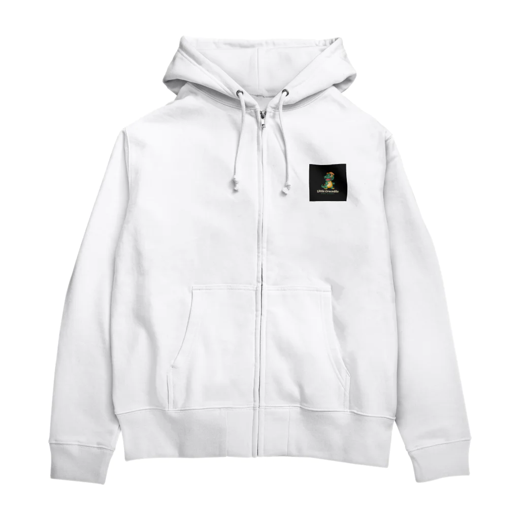 ちょこちょこのちっちゃいワニ Zip Hoodie