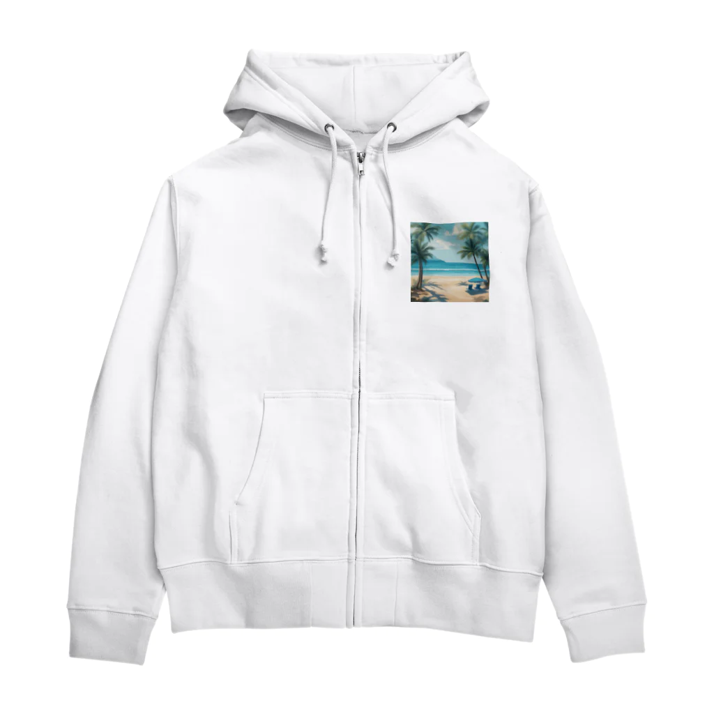 テフラんずのサマービーチ Zip Hoodie