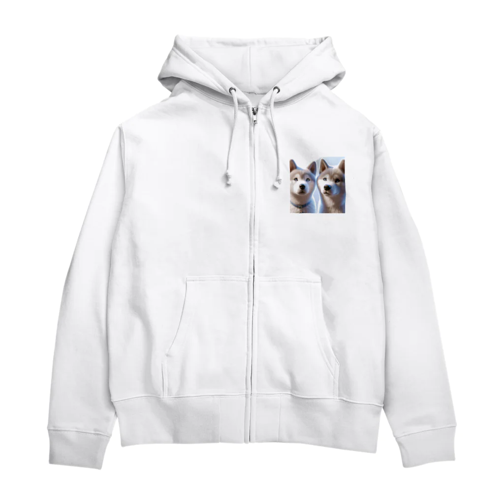 ANTARESのシバ兄弟 Zip Hoodie