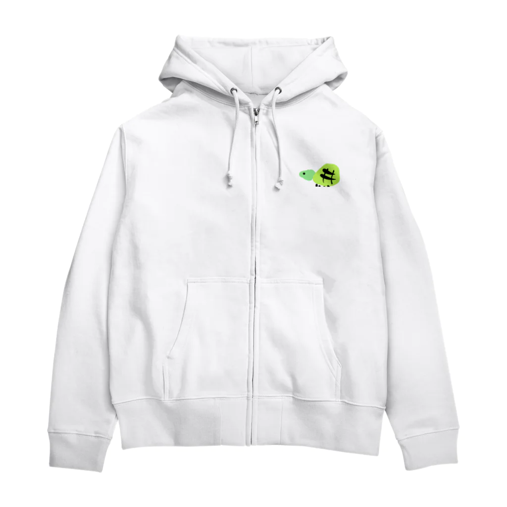 ダッチョカンパニーのかめのかめまるくん Zip Hoodie