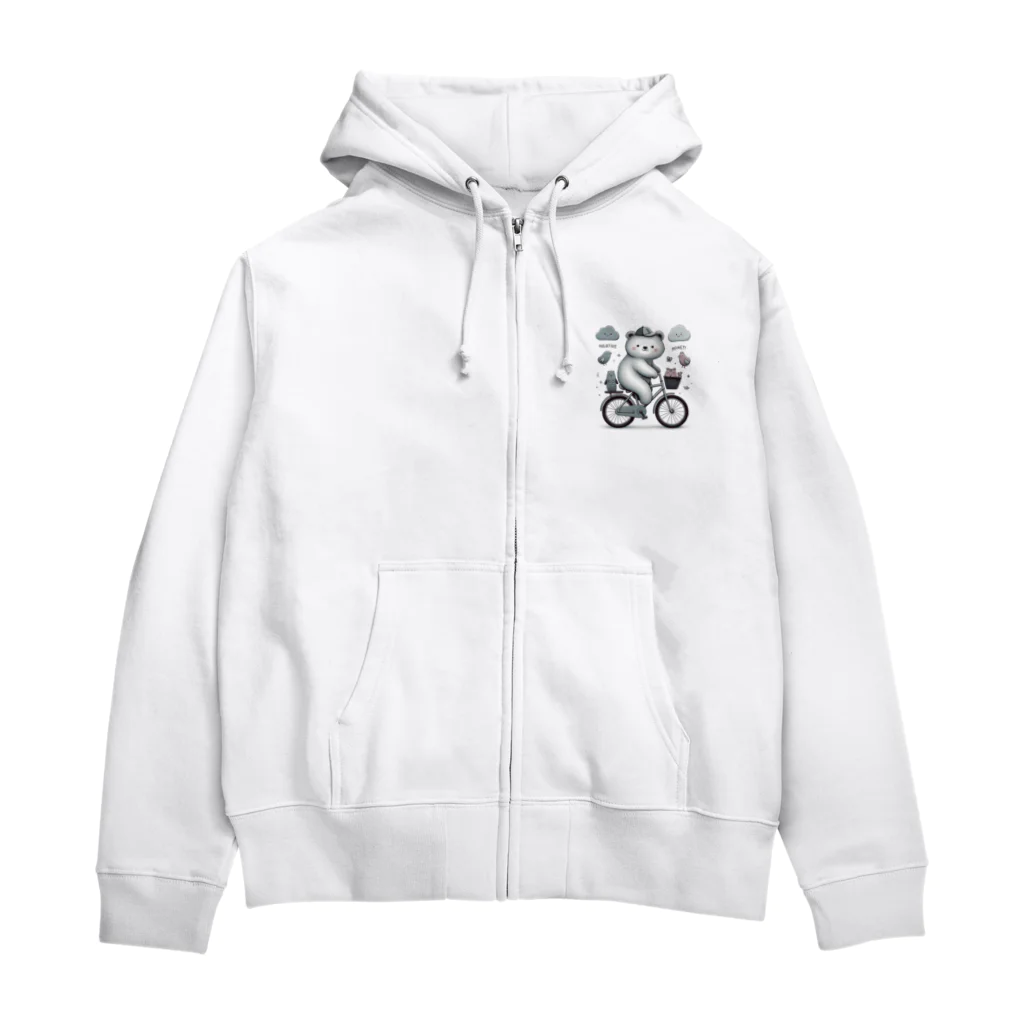 33----33のくまさん初めてのおつかい Zip Hoodie