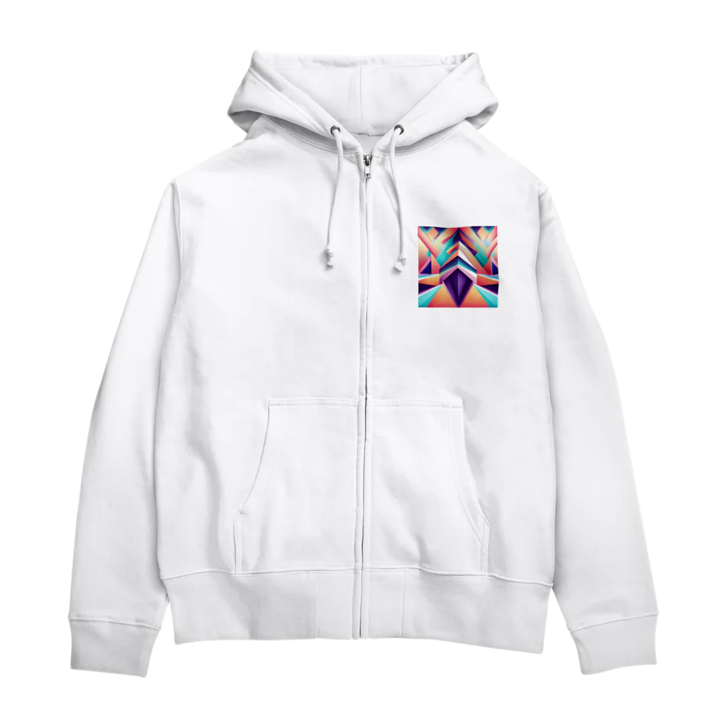 yukurujoのカラフル５ Zip Hoodie