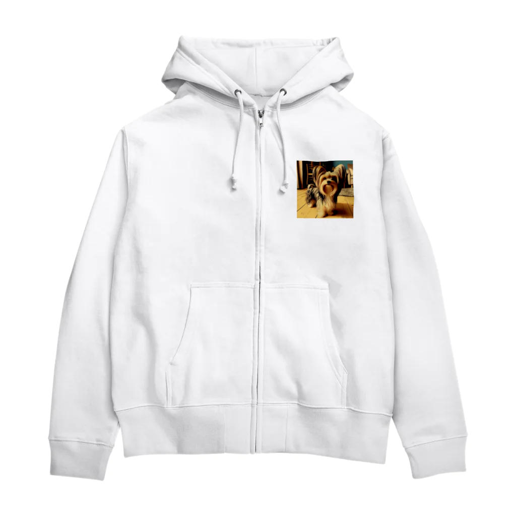 Dog Selectionの惹かれる！可愛さ満点のヨーキーアイテム Zip Hoodie