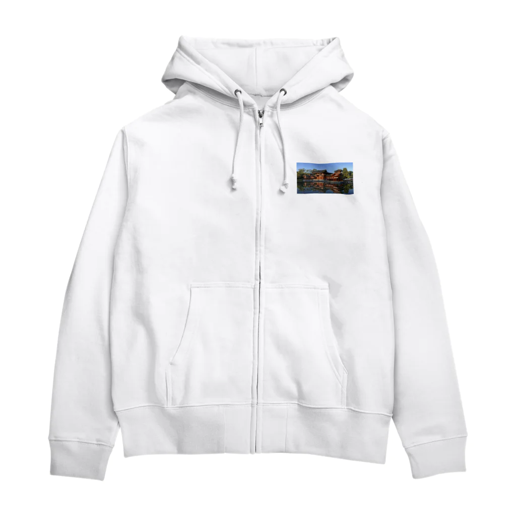 kenty0の平等院鳳凰堂君 Zip Hoodie