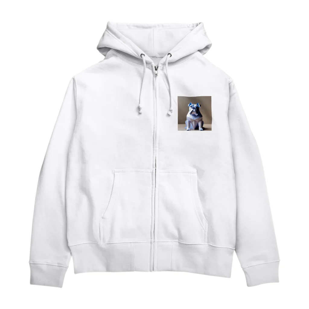 barisukaの頑固なブルドッグ Zip Hoodie