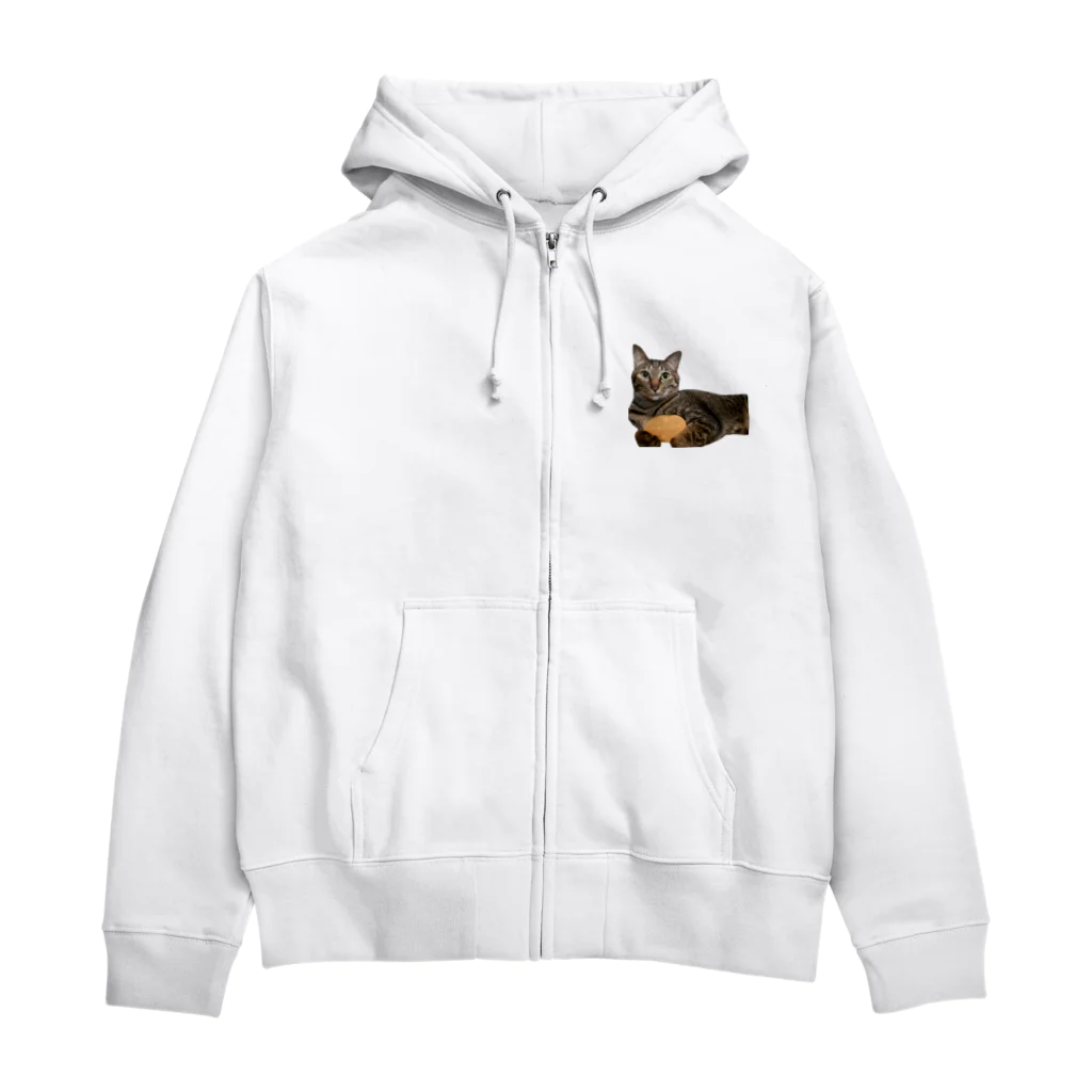 オレはニャン蔵の『猫に小判』オレはニャン蔵 Zip Hoodie