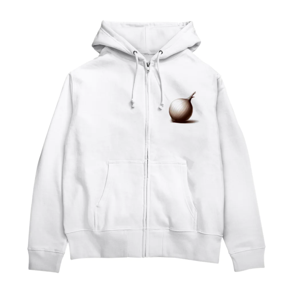 こなゆき1999のいつもの玉葱 Zip Hoodie