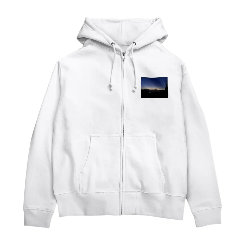 Sango23のブルーモーメント Zip Hoodie